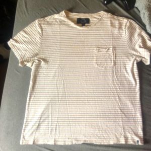 Even Tide Striped Pocket Tee